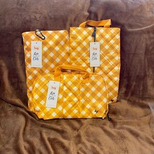NWT Lug Gingham Mustard - Boxer Packable, Flash SE & Tuck